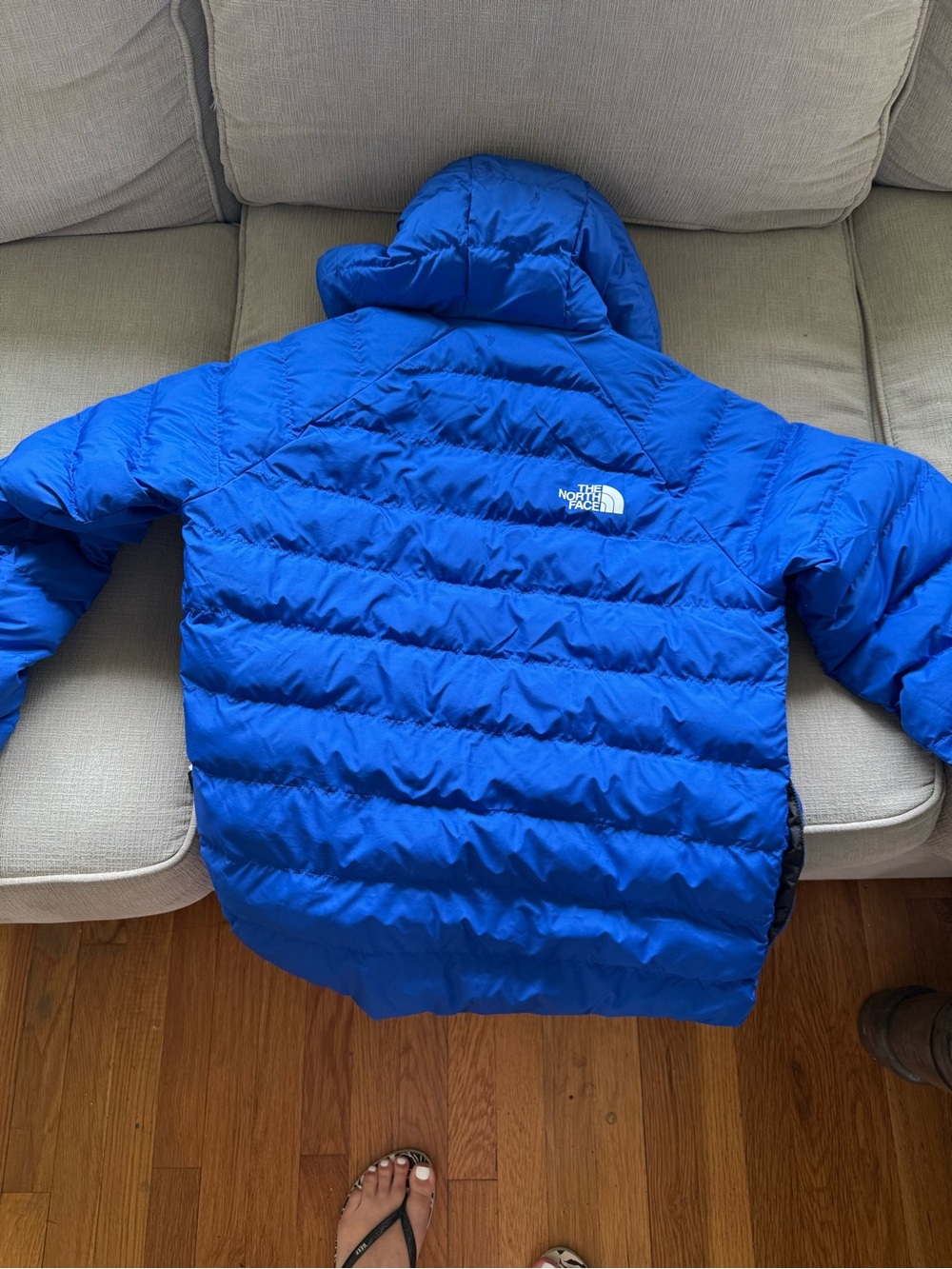 The North Face Kids Blue Puffer Jacket